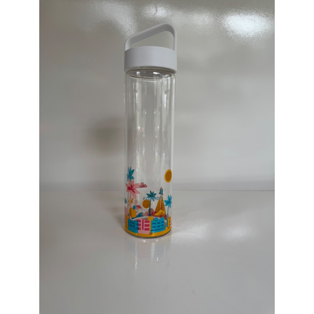 Starbucks You Are Here Florida Water Bottle 18.5oz Double Wall Clear Tumbler